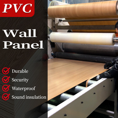 Quality 5mm 8mm Bamboo Charcoal Wood PVC Decorative Interior Wall Insulation Panels factory