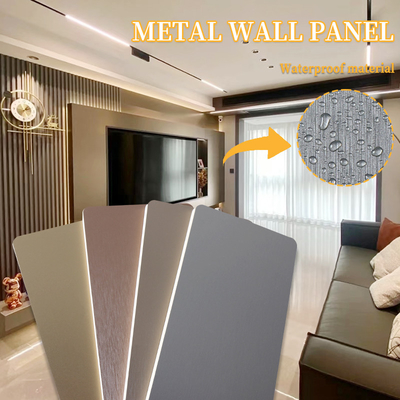 Quality Bamboo Charcoal Wall Panel 1220x2440mm Waterproof Fireproof PVC factory