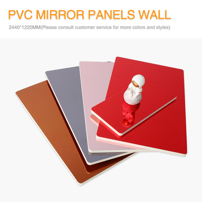 Quality Interior Decorative Bamboo Wood Veneer Sheet Mirror Wall Panels 1220*2440mm factory