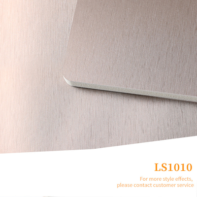 Quality 1.22*2.6m Decorative Metal Bamboo Fiber Wall Panel Interior factory
