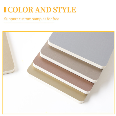 Quality 1.22*2.6m Decorative Metal Bamboo Fiber Wall Panel Interior factory