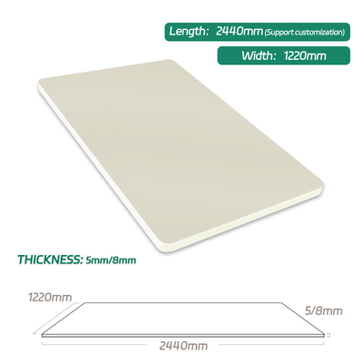 Quality 8mm Fireproof Bamboo Fiber Wall Panel Waterproof PVC Veneer factory