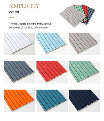 Quality WPC Fluted Wall Panel 1220x2440mm Waterproof Eco-Friendly Interior factory
