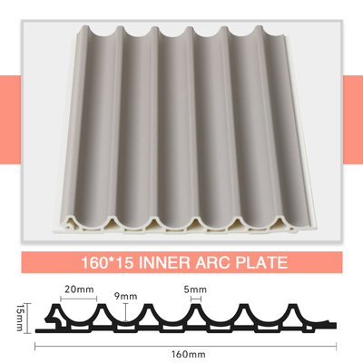 Quality Aging Resistance WPC Fluted Wall Panel Installation Antibacterial factory