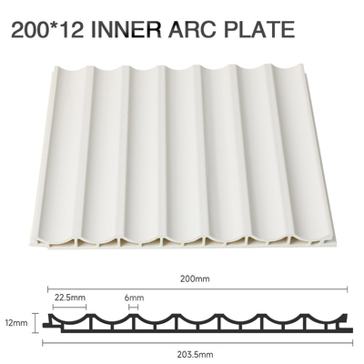 Quality Aging Resistance WPC Fluted Wall Panel Installation Antibacterial factory