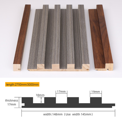 Quality Insect Resistance WPC Grating Board WPC Fluted Wall Mould Proof factory