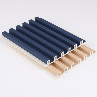 Quality WPC Fluted Wall Panel 8mm Waterproof Fireproof Eco-Friendly factory