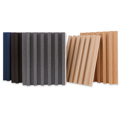 Quality Grooved PVC Wood Plastic Composite Decking Boards 8mm factory