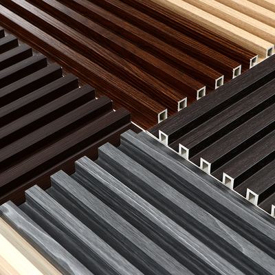 Quality Grooved PVC Wood Plastic Composite Decking Boards 8mm factory