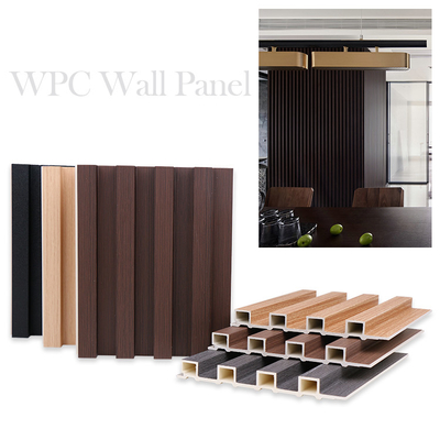 Quality Custom WPC Fluted Wall Panel 1220x2440mm Waterproof Fireproof factory