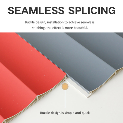 Quality 15mm Wood Plastic Composite Wall Cladding WPC Fluted Wave Panel factory