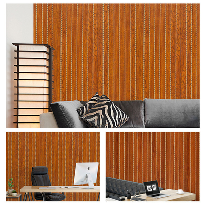Quality Fireproof WPC Soundproof Wall Panel 1.22x3m Customizable factory
