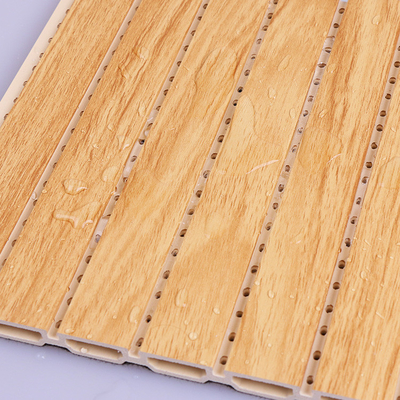 Quality Decorative Fireproof WPC Soundproof Wall Panel 1.22*3m 1.22*2.8m factory