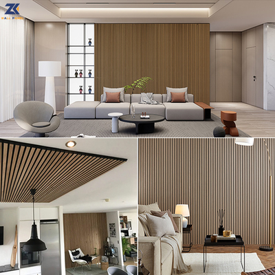 Quality Factory Direct Sales Solid Wood Panel Interior Decoration Materials Wooden Acoustic Panel factory