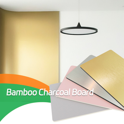 Quality Factory Direct Sales Light Luxury Waterproof Metal Bamboo Charcoal Wood Veneer factory