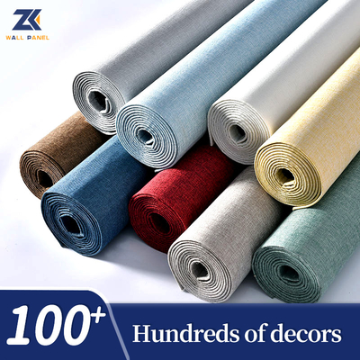Quality Bamboo Charcoal Decorative Wood Veneer Panels Fabric Wall Paneling 2800mm factory