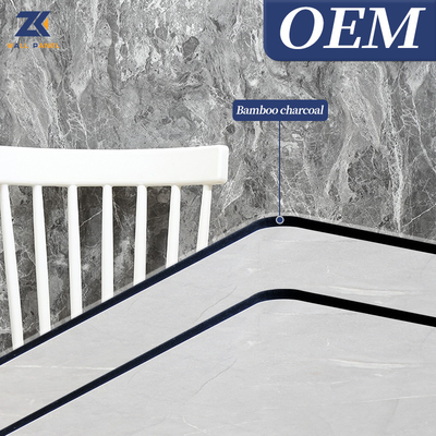 Quality Carbon Crystal Board Simulation Waterproof Marble Wood Veneer Wall Panel factory