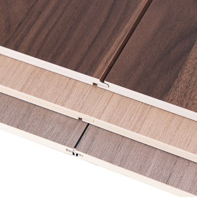 Quality Custom WPC Fluted Wall Panel 1220x2440mm Waterproof Fireproof factory