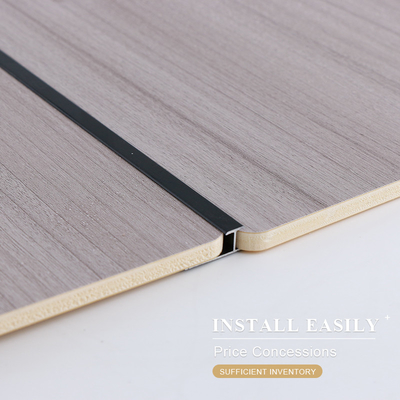 Quality Interior Customized Waterproof Wood Grain Bamboo Charcoal Wood Veneer Wall Panels factory