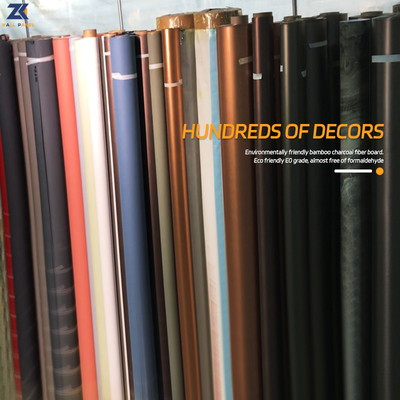 Quality PVC Marble Bamboo Charcoal Wood Veneer Wall Panel Carbon Crystal Plate factory