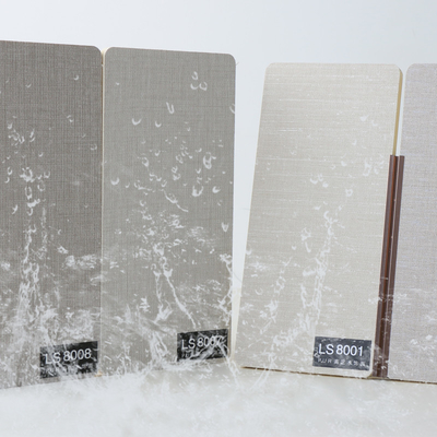 Quality 8 Mm Modern Luxury Bamboo Fiber Wood Veneer Fabric Textured PVC Panel Walls factory