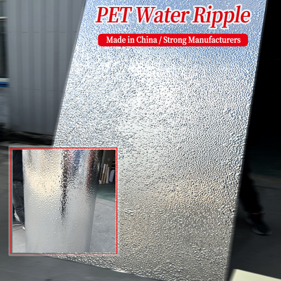 Quality PET 3D Water Ripple Wood Veneer 8mm High Density Bamboo Charcoal Wood Wall Panel factory