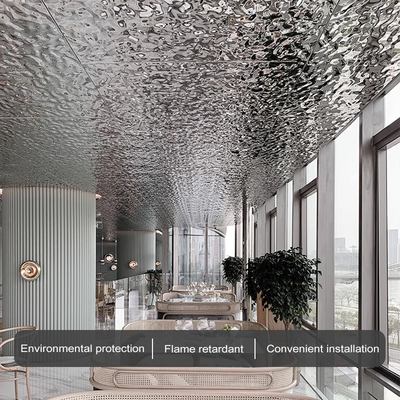 Quality Waterproof Decorative Wall Panels Water Wave Pattern Bamboo Charcoal Wood Veneer Panels factory